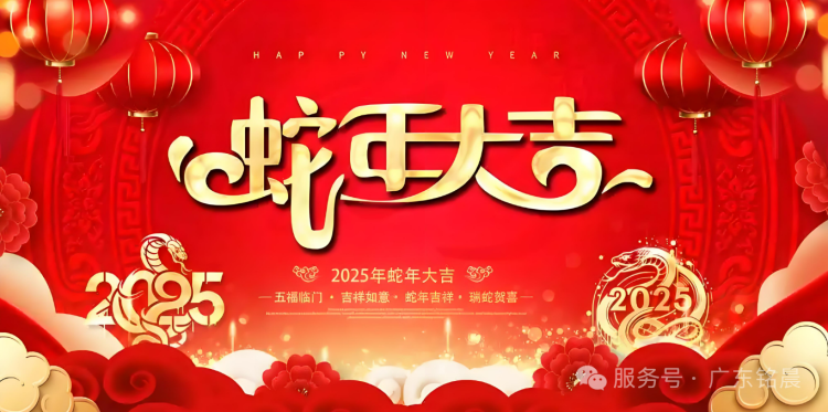 蛟龍辭舊歲，靈蛇迎新春：2025新年快樂(lè)